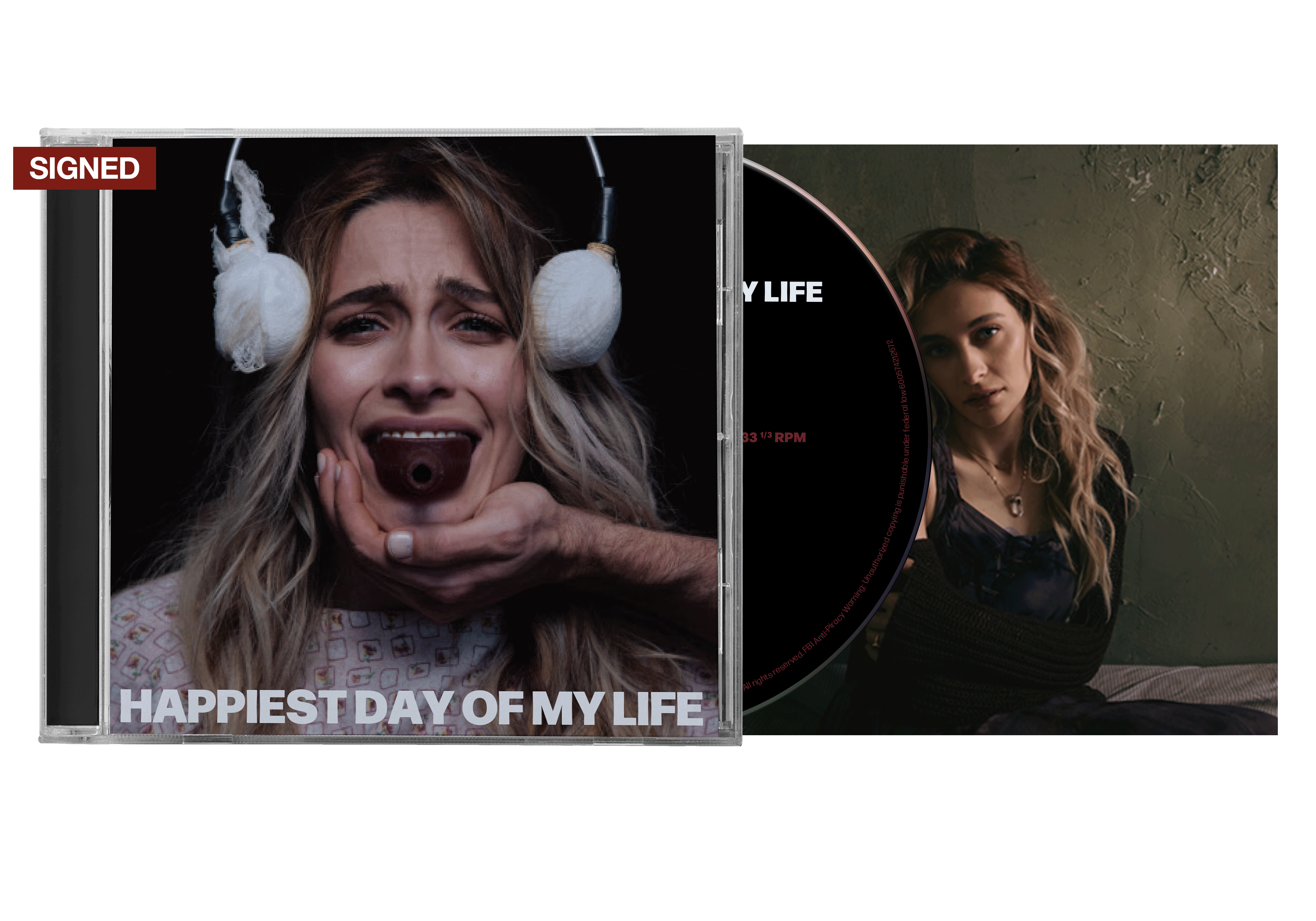 HAPPIEST DAY OF MY LIFE Signed CD